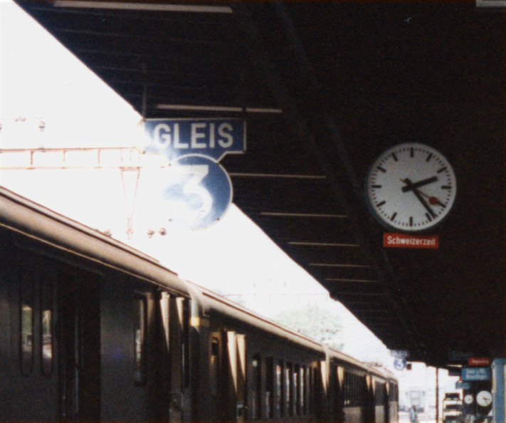 Bahnhof Schaffhausen 1980