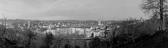 Schaffhausen mit Kammgarn/Rheinuferstrasse