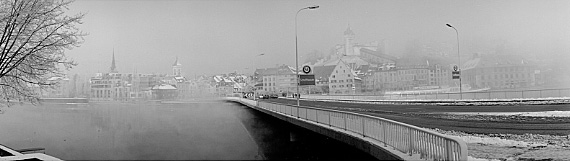 Schaffhausen mit Munot im Winter